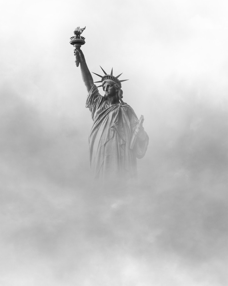 Statue of Liberty Glass Splashback