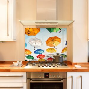 Umbrellas kitchen splashback